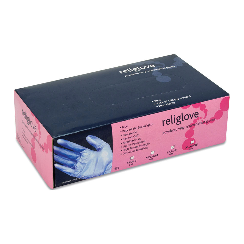 Blue Vinyl Gloves Blue Vinyl Gloves